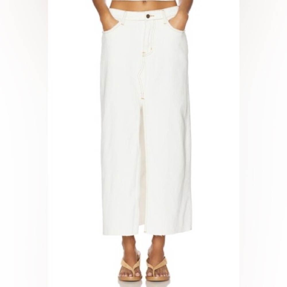 LIONESS Super Sweet Maxi Skirt – Porcelain